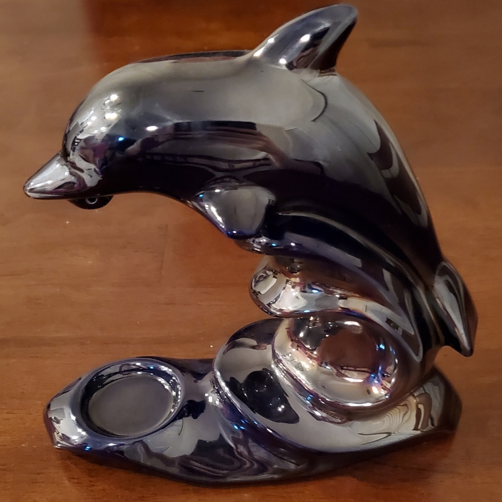 Dolphin Candle Holder